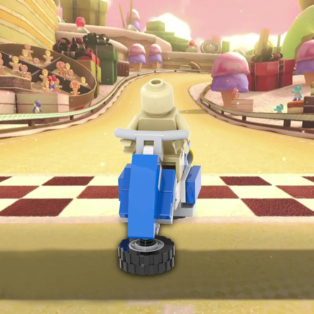 Moto Toad personnalisée Mario Kart Racing MOC