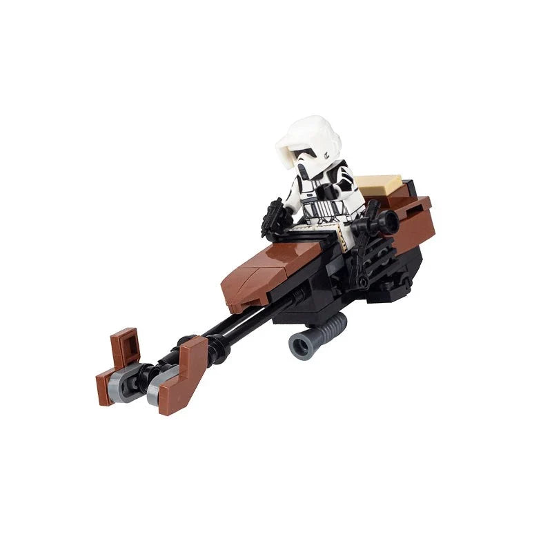 712-AvA Speeder Bike with Scout Trooper Star Wars MOC