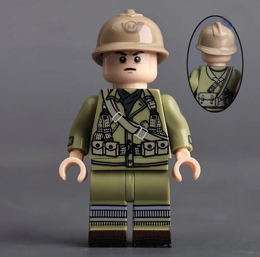 WW2 1st Free French Division Soldier Custom Minifigure