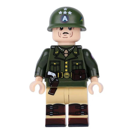 WW2 US Army General Patton Custom Minifigure