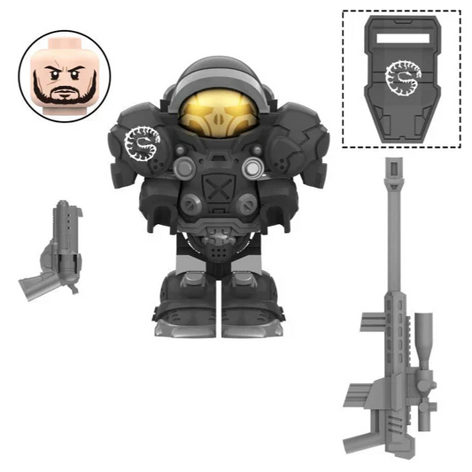 Jim Raynor Custom StarCraft Minifigure