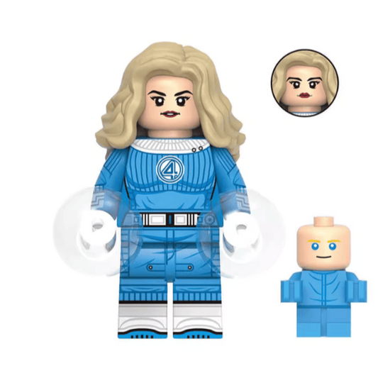 Invisible Woman (Fantastic Four First Steps) Custom Marvel Superhero Minifigure