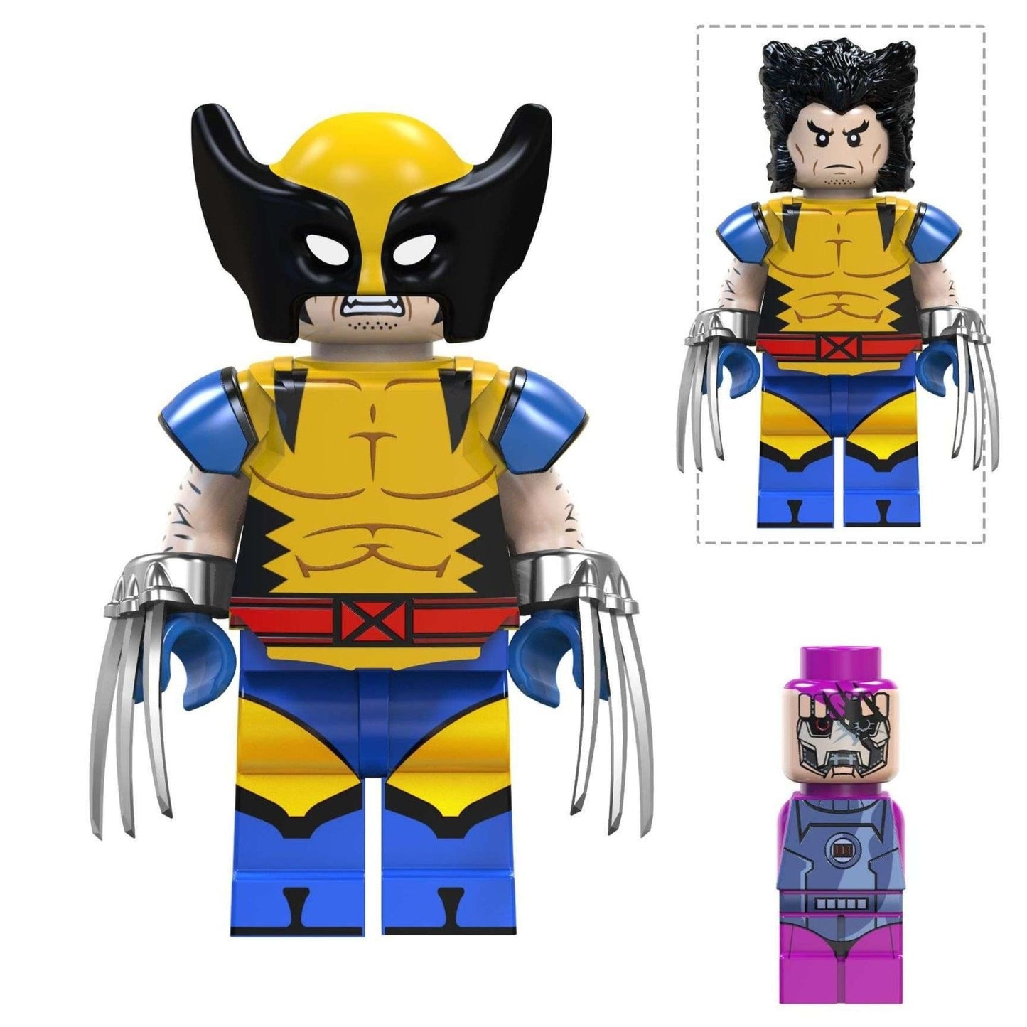 Wolverine (Classic) Custom Marvel Superhero Minifigure