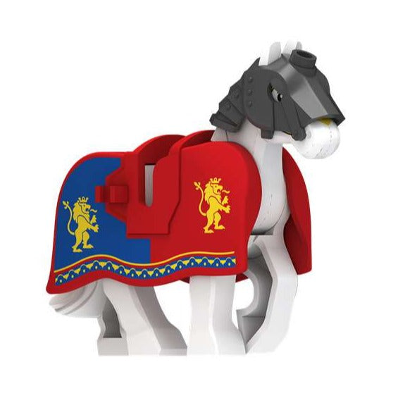 Medieval White Warhorse Custom Minifigure