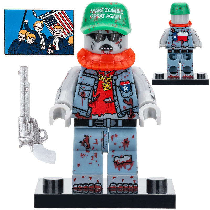 MZGA Zombie Custom Horror Minifigure