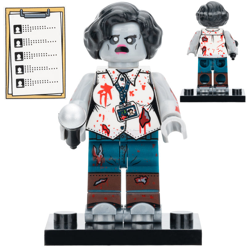 Quickly Zombie Custom Horror Minifigure