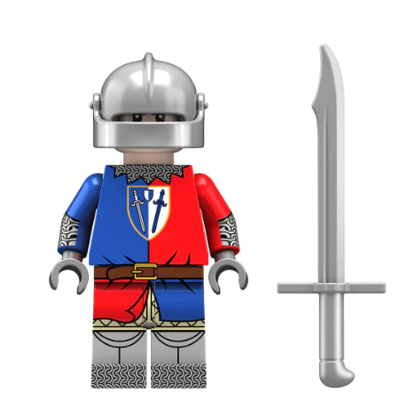 Medieval Knight Custom Minifigure