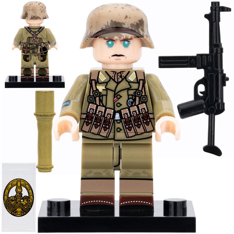 German Africa Corps Soldier Custom Minifigure