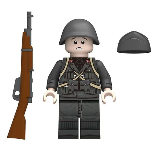 WW2 Italian Infantry Soldier (Carcano) Custom Military Minifigure