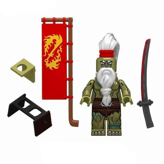 Samuro Orc Warrior Custom Warcraft Game Minifigure