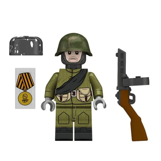 Soviet Infantry Soldier Custom Minifigure