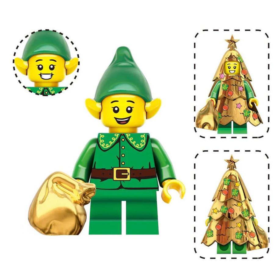 Christmas Elf custom Christmas Special Minifigure