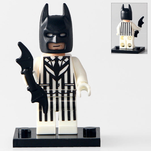 Batman Pinstripe Suit Custom DC Comics Superhero Minifigure