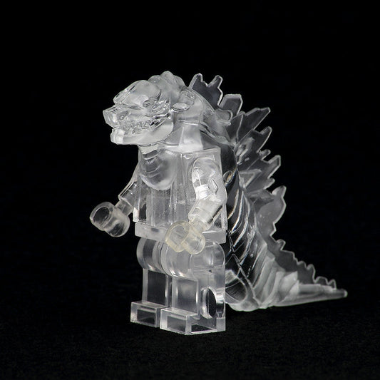 Godzilla Clear See-Through Monster Horror Movie Minifigure