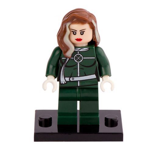 Rogue (X-Men) Custom Marvel Superhero Minifigure