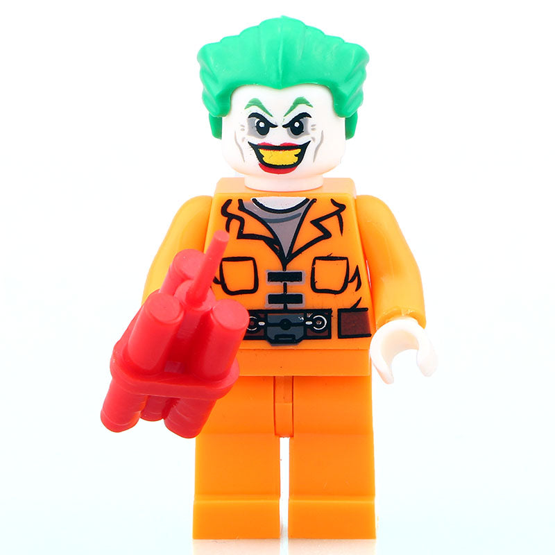 Joker Orange Prison Suit DC Comics Superhero Minifigure  Batman Suicide Squad