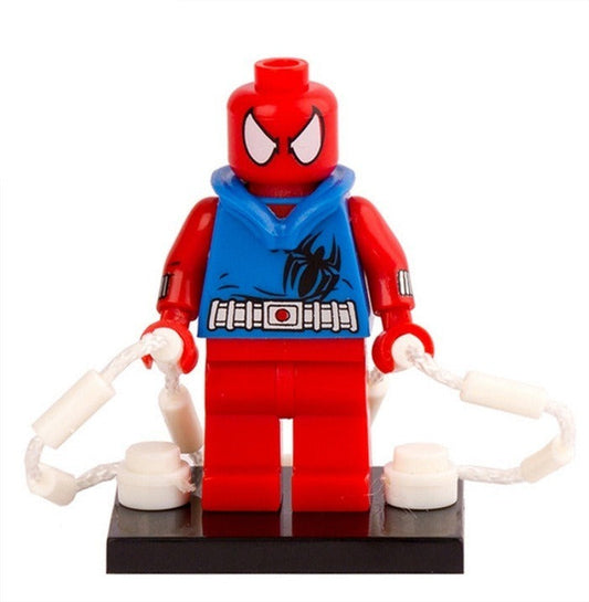 Scarlet Spider Custom Marvel Superhero Minifigure.