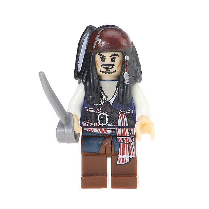 Captain Jack Sparrow from Pirates of the Caribbean Minifigure