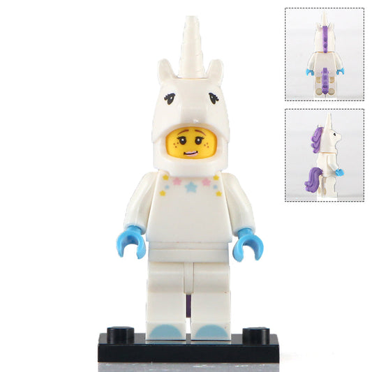 Unicorn Mascot custom Collectable Series Minifigure