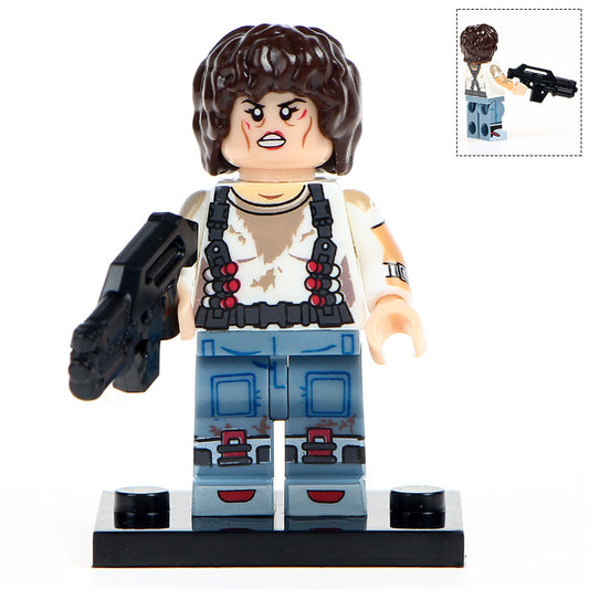 Ellen Ripley from Aliens Custom Horror Minifigure