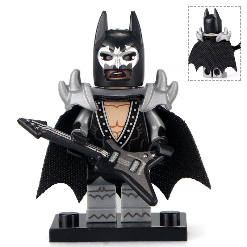 Glam Metal Batman Custom DC Comics Superhero Minifigure