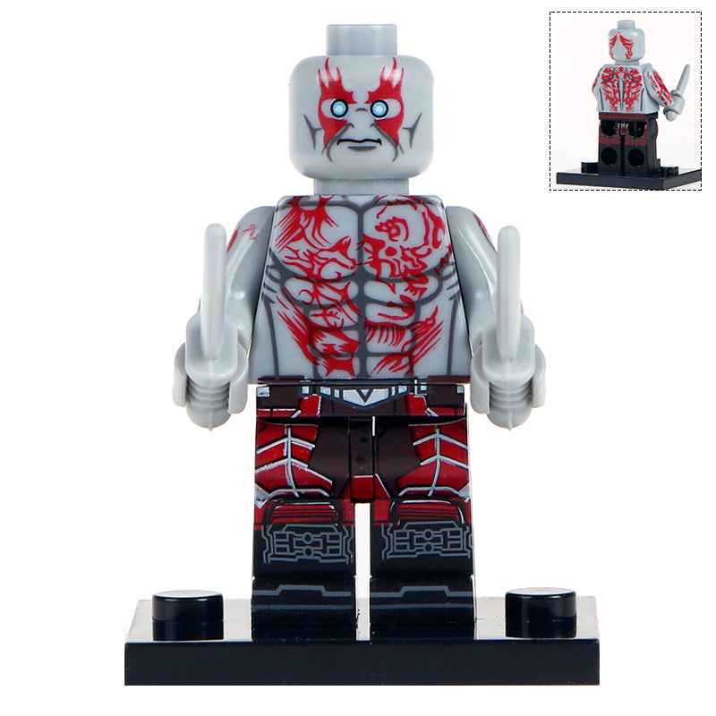 Drax the Destroyer Custom Marvel Superhero Minifigure