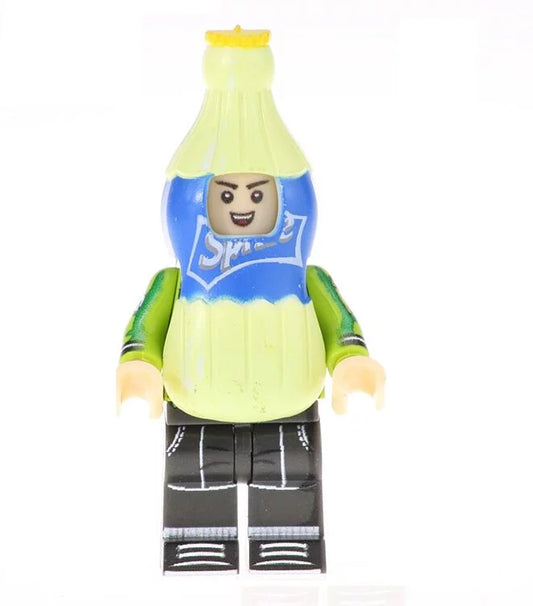 Sprite Drink Bottle Mascot Minifigure