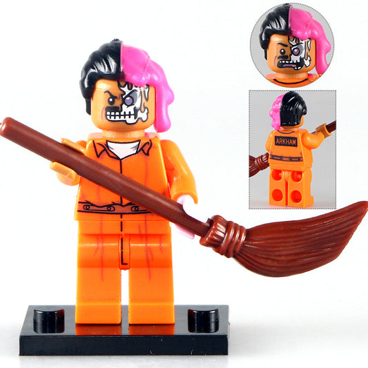 Two-Face Prison Jumpsuit from Batman DC Comics Supervillain Minifigure