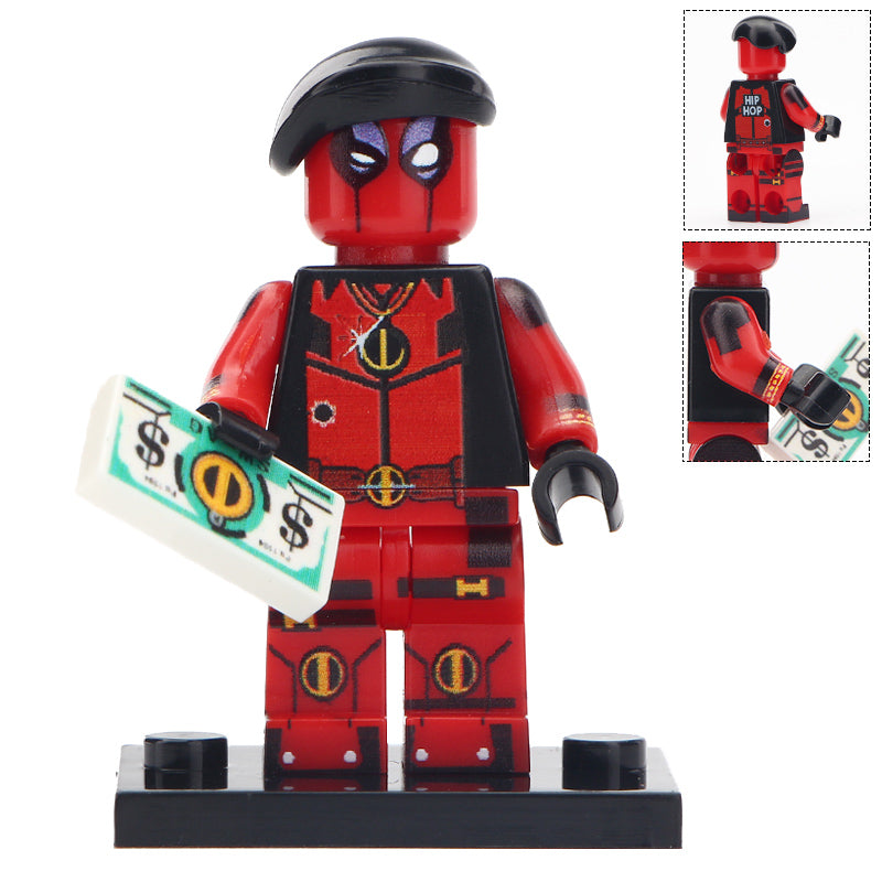 Deadpool Hip Hop custom Superhero Minifigure