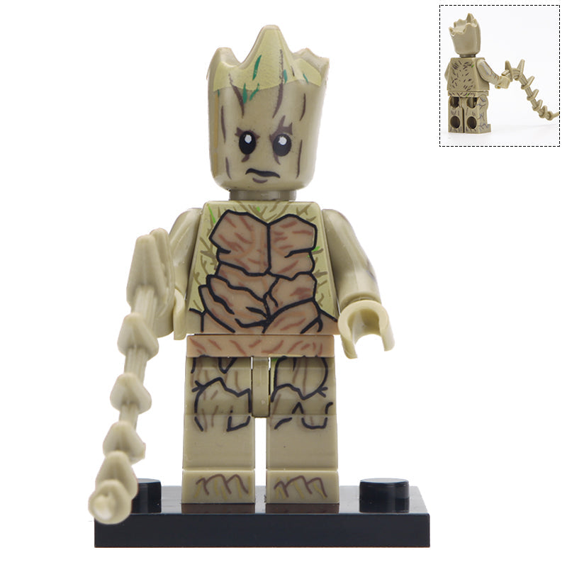 Groot Custom Marvel Superhero Minifigure Guardians of the Galaxy