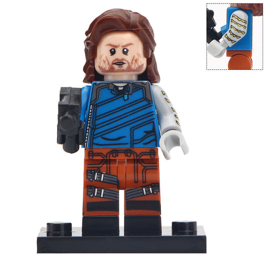 Bucky Barnes Winter Soldier Custom Marvel Superhero Minifigure