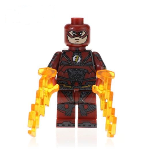 Flash Dark Red Custom DC Comics Superhero Minifigure