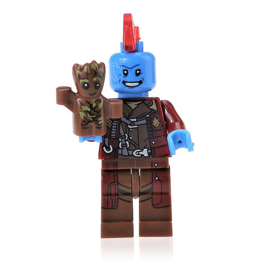 Yondu Udonta + Baby Groot Marvel Superhero Minifigure Guardians of the Galaxy