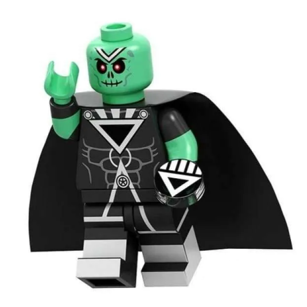 Black Lantern Martian Manhunter DC Comics Superhero Minifigure