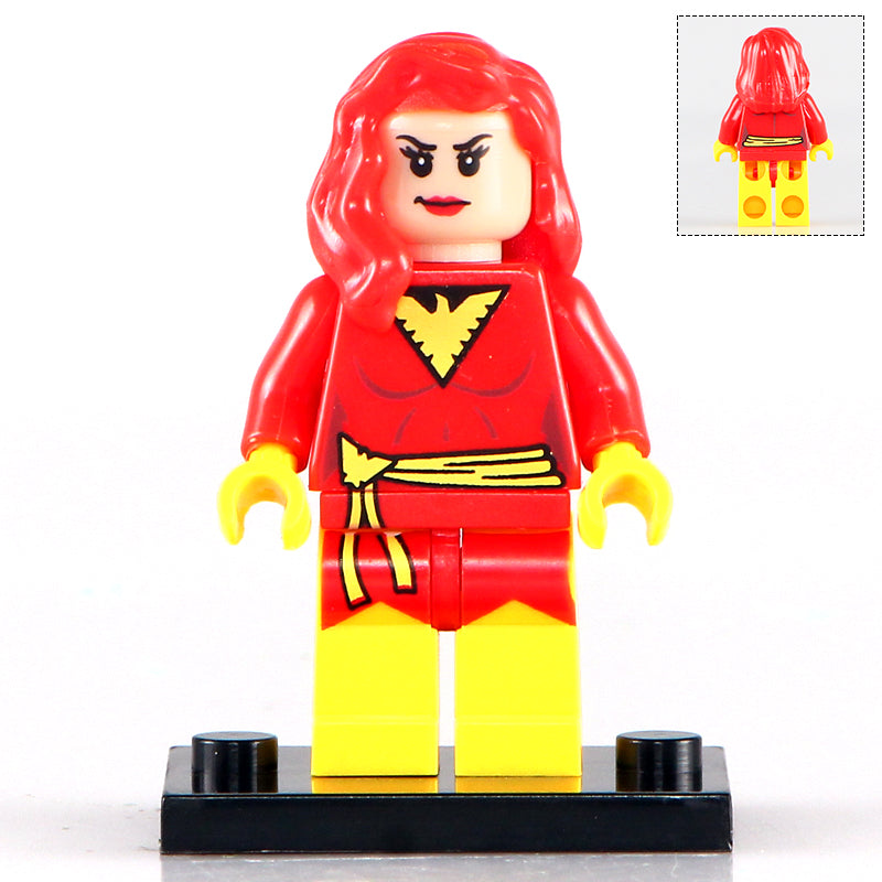 Dark Phoenix Jean Grey (X-Men) Custom Marvel Superhero Minifigure