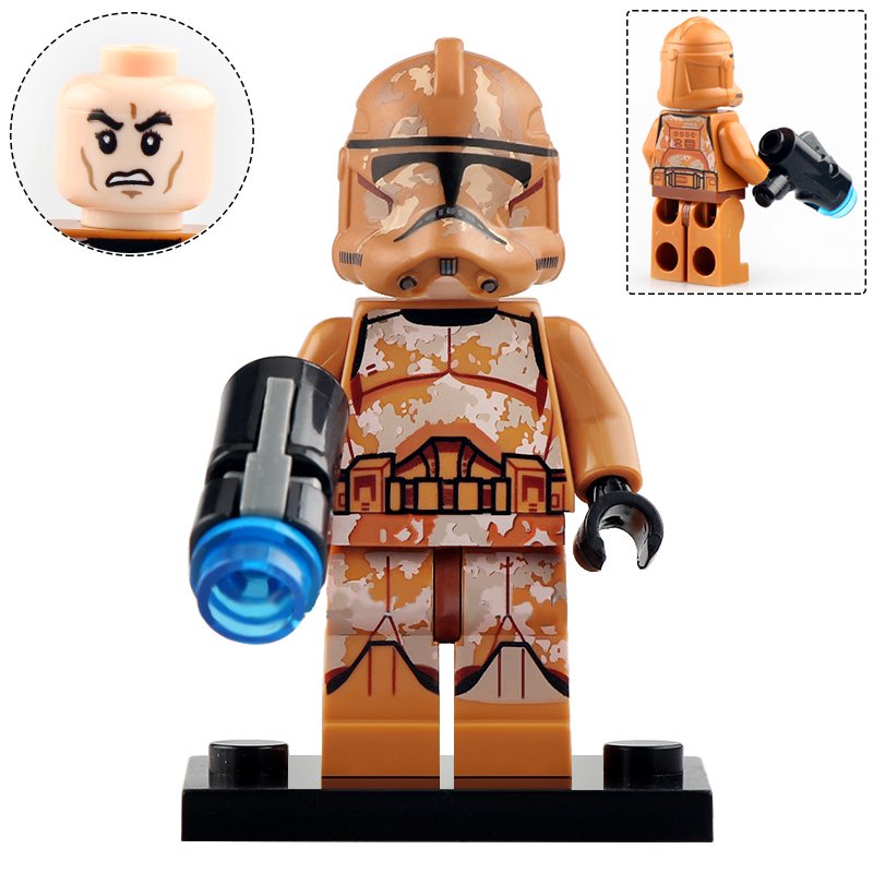 Geonosis Camouflage Clone Trooper Custom Star Wars Minifigure