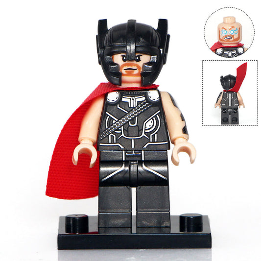 Thor Black Outfit Custom Marvel Superhero Minifigure