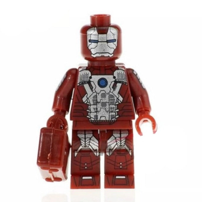 Iron Man Mark 5 (Football) Custom Marvel Superhero Minifigure