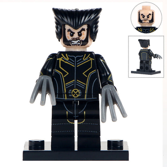 Wolverine (X-Men) Black Suit Marvel Superhero Minifigure