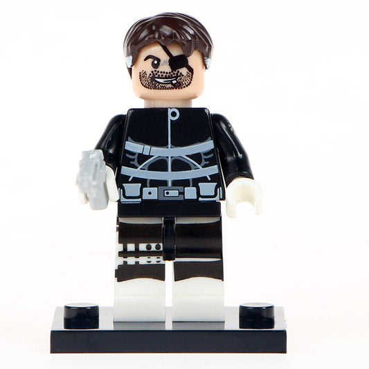 Nick Fury Classic Custom Marvel Superhero Minifigure