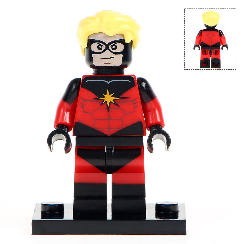 Classic Captain Marvel Custom Marvel Superhero Minifigure