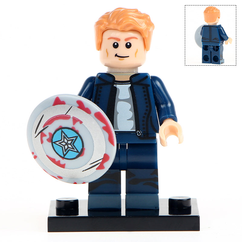 Captain America Steve Rogers Custom Marvel Superhero Minifigure