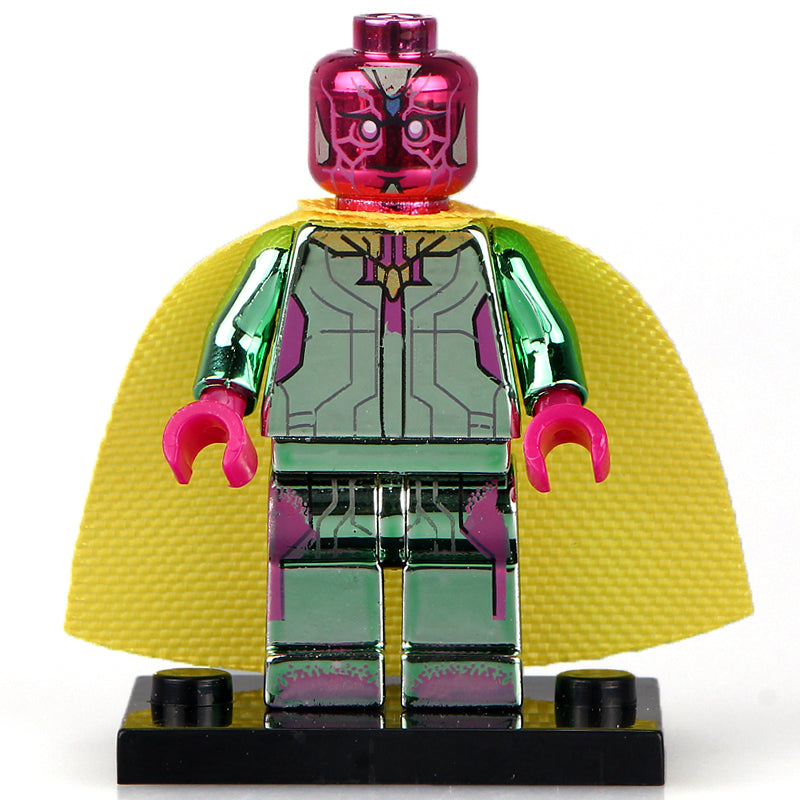 Vision Chrome Custom Marvel Superhero Minifigure