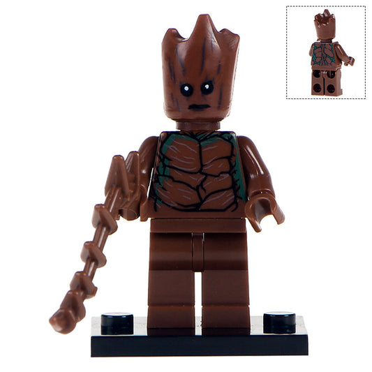 Groot custom Marvel Superhero Minifigure Guardians of the Galaxy