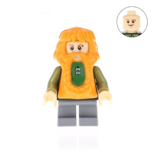 Bombur the Dwarf custom The Hobbit Minifigure