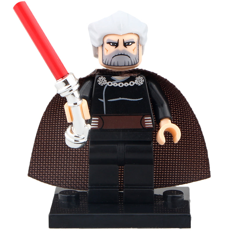 Count Dooku Classic custom Star Wars Minifigure.