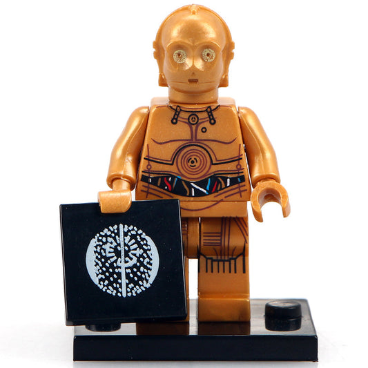 C-3PO Droid Force Awakens custom Star Wars Minifigure