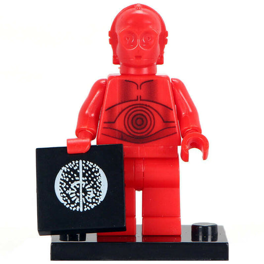 R-3PO Red Protocol Droid custom Star Wars Minifigure