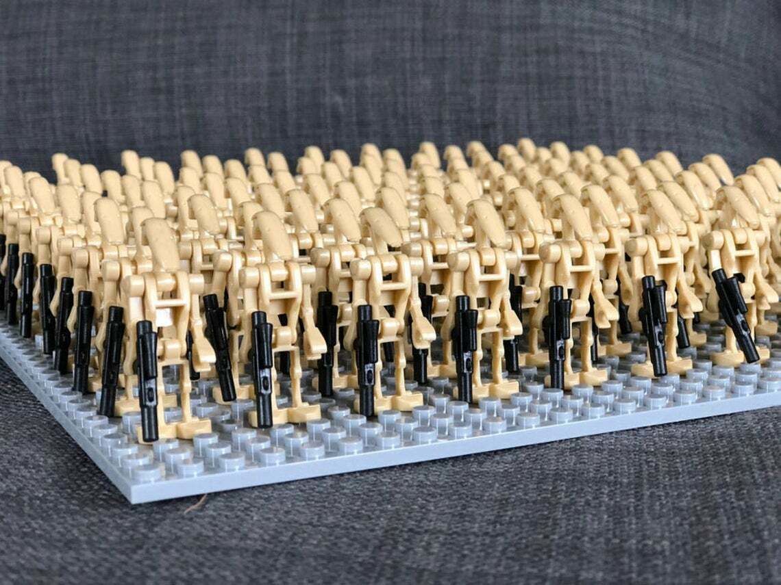 100 x Battle Droid B1 custom Star Wars Minifigure