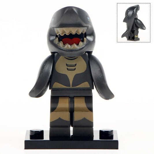 Shark Guy Custom Collectable Series Minifigure